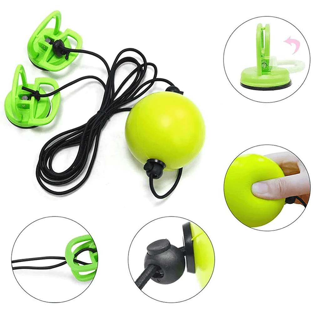 Boxing speed and agility training punching ball with attachments for precision and reflex improvement, SF2717 model.